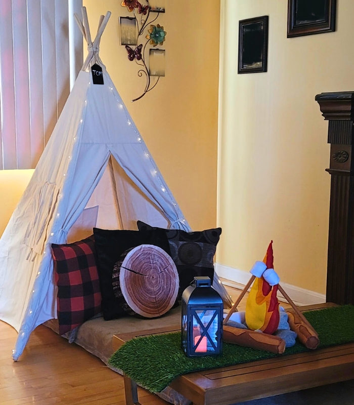 Kidz Kastle Camping Slumber Party Tents Set Up